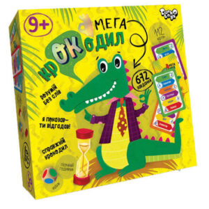 Настільна гра CROC-03-01U "Мега-крокодил" DANKO