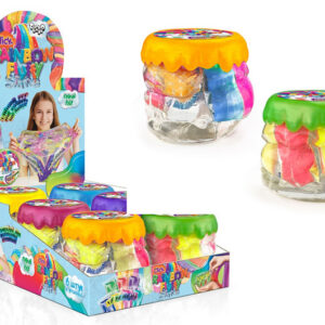Слайм RFS-01-01U "Rainbow Fluffy Slime" 400 гр, в дисплеї 6 шт. DANKO
