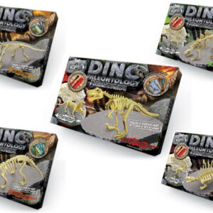 Набір для розкопок DP-01-01,02,03,04,05 "DINO PALEONTOLOGY" великий DANKO