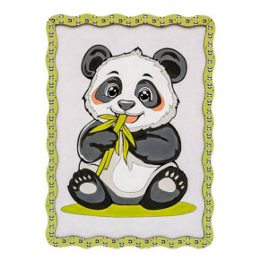Картина по номерах Puz-22948 "Панда"дерев'яна, формат А4 PuzzleOk