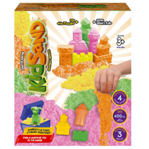 Набір з кінетичним піском KS-04-01,02,03U "KidSand" 400 гр. в коробці DANKO