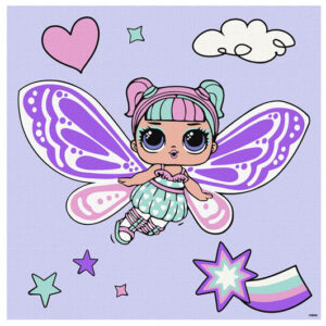 Набір для розпису по номерах 40x40 см KHO1091 "L.O.L. Fairies Sweetiefly" Ideyka