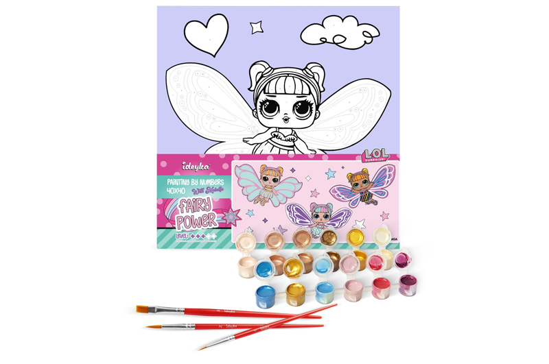 Набір для розпису по номерах 40x40 см KHO1091 "L.O.L. Fairies Sweetiefly" Ideyka - Зображення 2