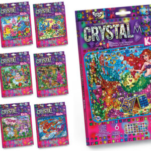 Набір для творчості CRMk-01-01,02,03,04...10 "CRYSTAL MOSAIC KIDS" DANKO