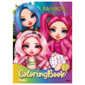 Розмальовка зі стікерами LCB12 "The creative Rainbow" Ideyka