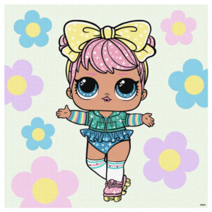 Набір для розпису по номерах 40x40 см KHO1101 "L.O.L. Spring Bling Dawn" Ideyka