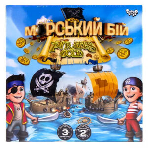 Настільна гра G-MB-03U "Морський бій. Pirates Gold" DANKO