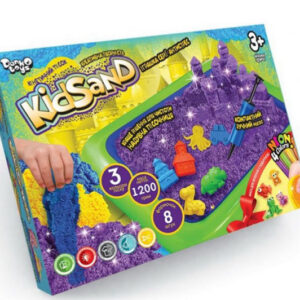Набір з кінетичним піском KS-02-02U "KidSand" 1200 гр. + пісочниця DANKO
