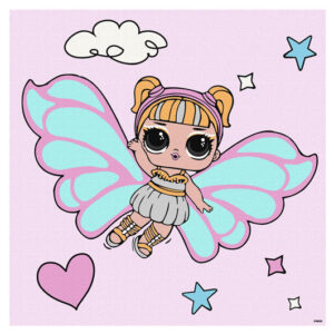 Набір для розпису по номерах 40x40 см KHO1092 "L.O.L. Fairies Skystarling" Ideyka