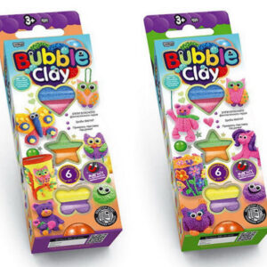 Набір для ліплення з легким пластиліном BBC-01-01U,02U "BUBBLE CLAY" 6 шт. в коробці DANKO