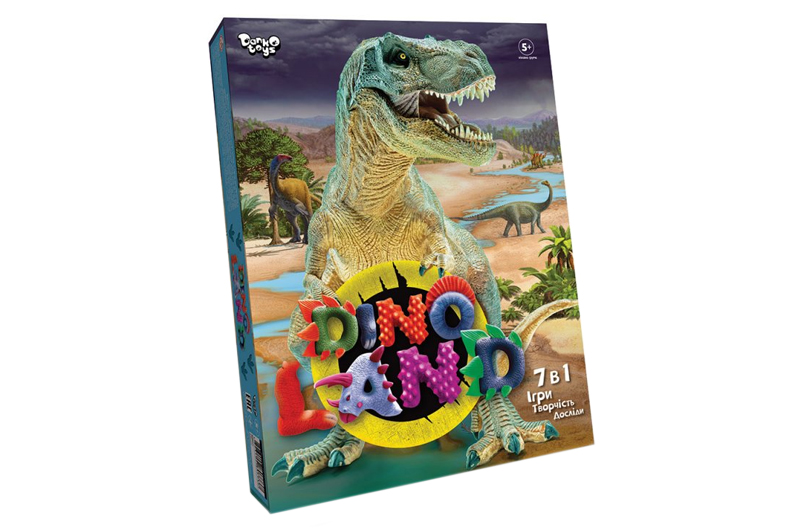 Набір для творчості DL-01-01U "Dino Land 7в1" DANKO