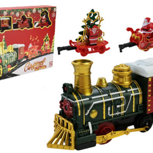 Залізна дорога 699-90A Merry Christmas батарейка, світло, звук, коробка р.51,5x36x7,5см