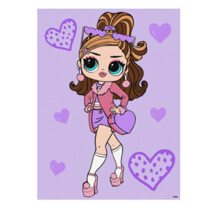Набір для розпису по номерах 30x40 см KHO6284 "L.O.L. Tweens Fancy Gurl" Ideyka