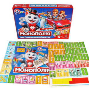 Настільна гра 0755 "Дитяча монополія" ТЕХНОК