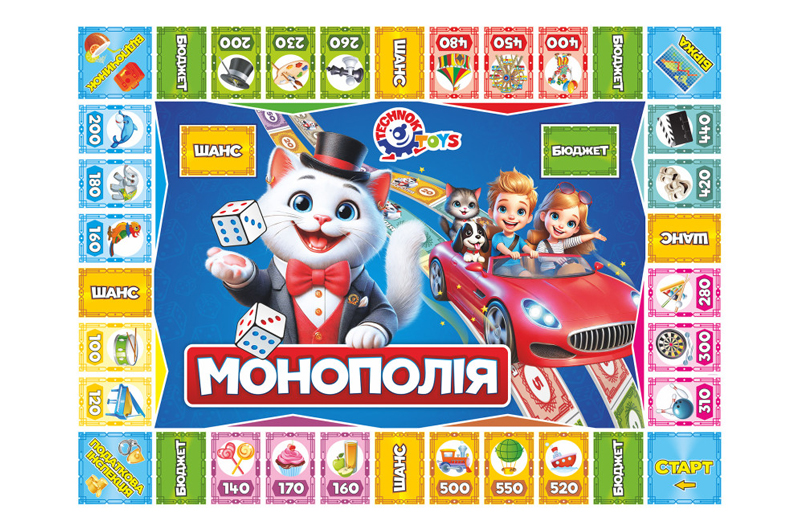 Настільна гра 0755 "Дитяча монополія" ТЕХНОК - Зображення 4