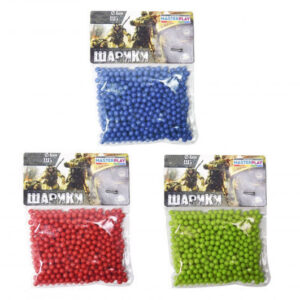 Кульки для зброї (d=6mm. 1000шт) в кульку 1-152 Colorplast