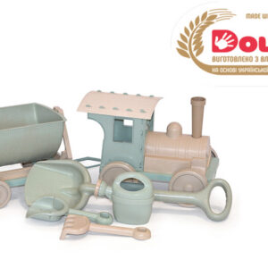 Потяг 013222/01eco з набором для гри з піском Eco Green DOLONI
