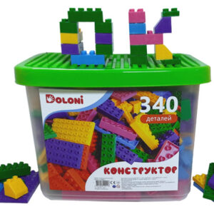 Конструктор блочний 013888/27 "Classic" 340 дет. в боксі DOLONI