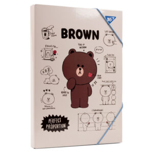 Папка для праці YES картонна A4 "Line friends"500232