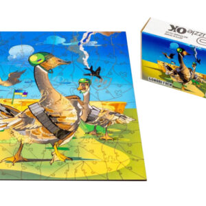 Пазл PuzA3-00367 "Бойові Гуси"А3 дерев'яний, фігурний PuzzleOK