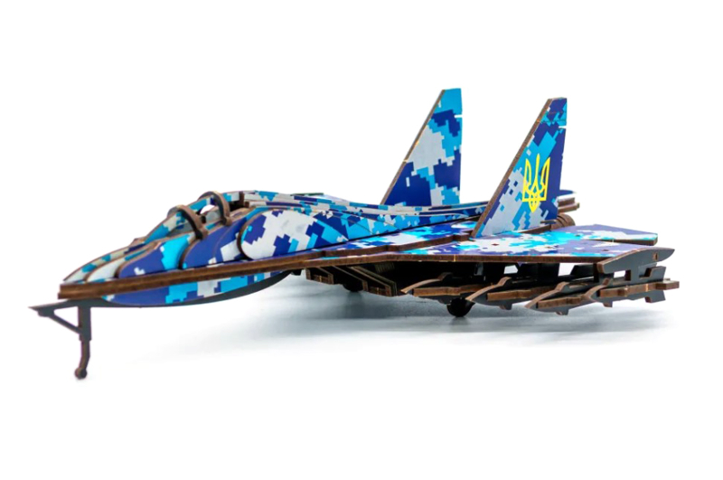 Конструктор Арт-00654 "Міг 29"дерев'яний, 94 дет. р. 34x23см PuzzleOk - Зображення 3