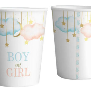 Паперові стаканчики Твоя Забава "Boy or Girl" 10шт/уп. (250мл.)