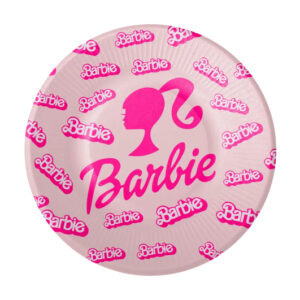 Паперові тарілки 12444 "Barbie" рожеві 10шт. (18см.) Твоя Забава