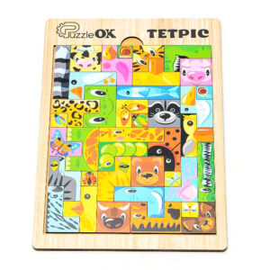 Тетріс Puz-22924 "Тварини", дерев'яний Puz-22924 PuzzleOK