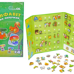Алфавіт на липучках Puz-26919 р.30х22х2см PuzzleOk