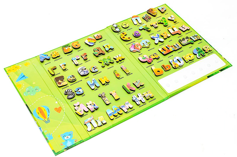 Алфавіт на липучках Puz-26919 р.30х22х2см PuzzleOk - Зображення 5