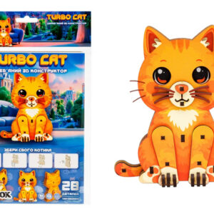 Конструктор дерев'яний Puz-00974" Turbo Cat" PuzzleOk