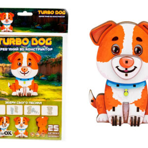 Конструктор дерев'яний Puz-00975" Turbo Dog" PuzzleOk
