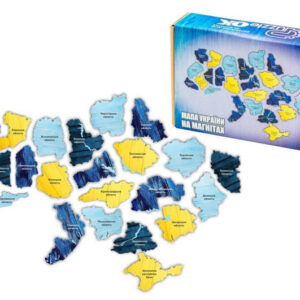 Пазли PuzA4-01350 "Мапа України" на магнітах, дерев'яний PuzzleOK