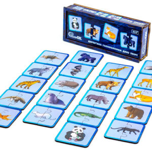 Головоломка дерев'яна Puz-44657 "Дикі звірі" PuzzleOk