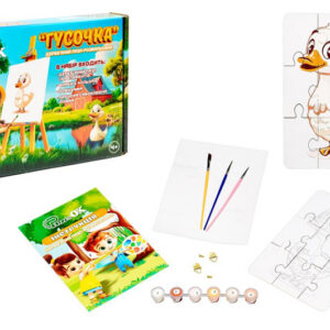 Пазл-розмальовка Puz-22937 "Гусочка" А5, дерев'яний PuzzleOK