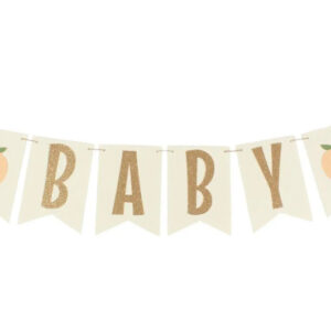 Гірлянда паперова  прапорці "BABY"