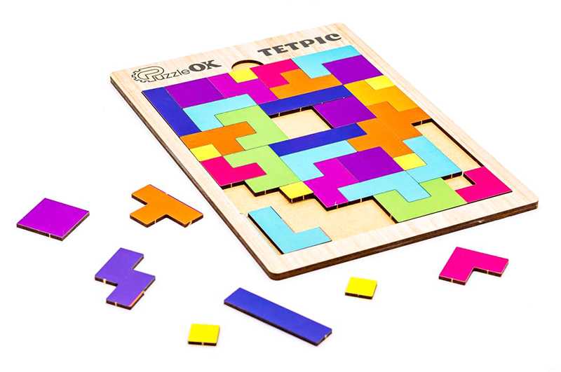 Головоломка дерев'яна Арт-70063 "Тетріс" PuzzleOk