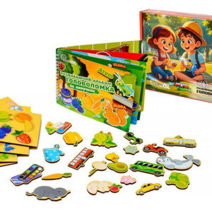 Розвиваючий альбом головоломка на липучках Puz-22925 PuzzleOk