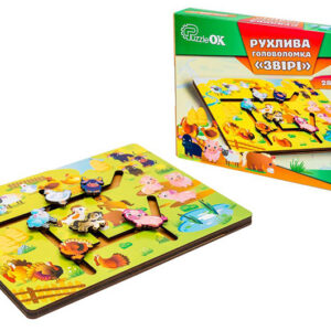 Головоломка рухлива Puz-27700 "Звірі" в коробці р. 31.5x22.5 см PuzzleOk