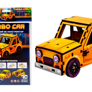 Конструктор дерев'яний Puz-00958 "Turbo Car" в кульку PuzzleOK