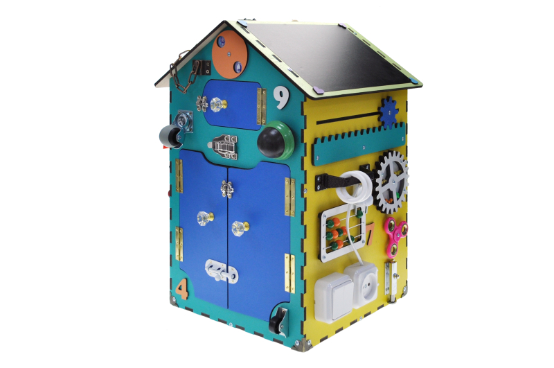 Бізібудинок Різнокольоровий 200124 55х30х30 см - Зображення 2