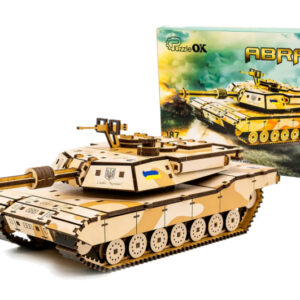 Конструктор Puz-26917 "ABRAMS" дерев'яний, 187 дет., розмір 28х11х10 см PuzzleOk