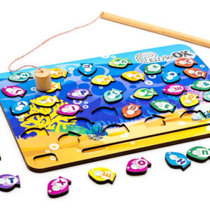 Риболовля-Абетка АртА4-40272, дерев'яна розмір 26.5х18.5х2.5 см PuzzleOk