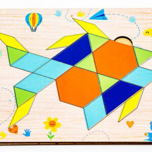 Головоломка дерев'яна Puz-96896 "Танграм Рибка"р. 17х14х0,6 см PuzzleOk