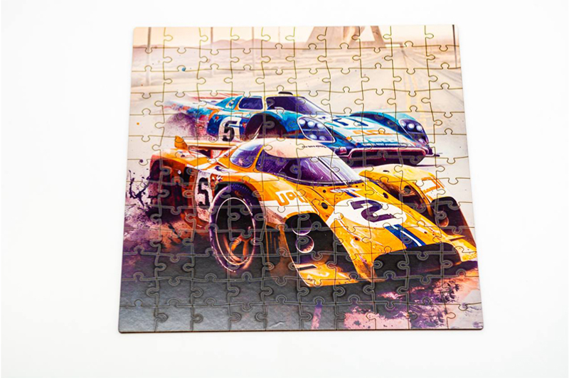 Пазл "Машинки" дерев'яний, 130 елем. Розмір пазла 295x295 мм PuzzleOK - Зображення 2