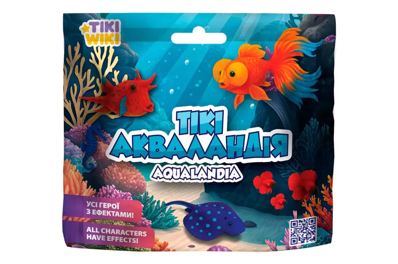 Стретч-іграшка у вигляді тварини SQ001 TIKI WIKI – ТІКІ АКВАЛАНДІЯ (у диспл.) - Зображення 3