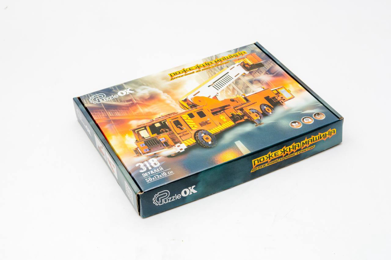 Конструктор Puz-00921"Пожежна Машина"(розмір моделі 50x13x10см) PuzzleOk - Зображення 5