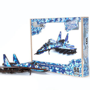 Конструктор Арт-00654 "Міг 29"дерев'яний, 94 дет. р. 34x23см PuzzleOk