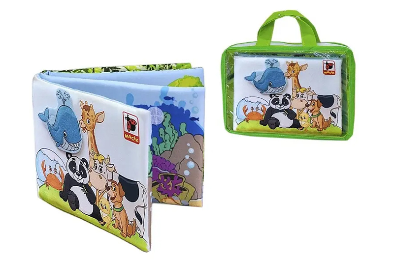 Розвиваюча книжка MC070301-03 "Тваринки" в сумці р.22x8x15см Масік - Зображення 4