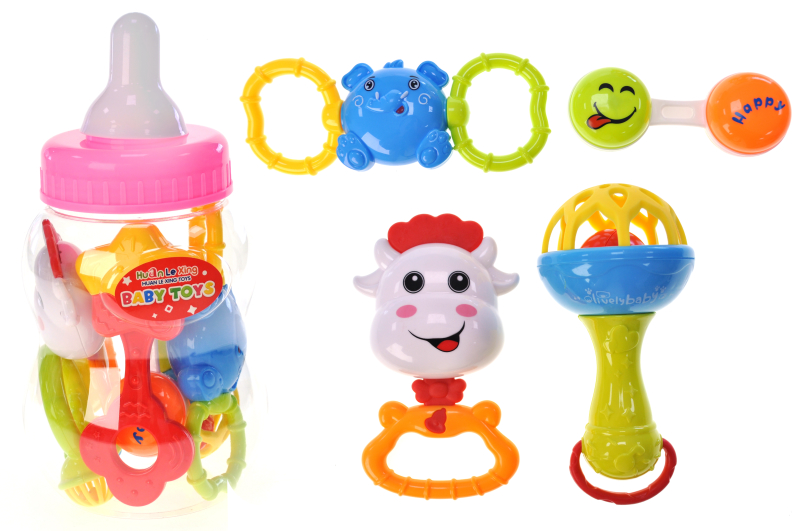 Набір брязкалець 997-64C в колбі YG Toys